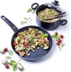 GreenPan Cambridge Koekenpan 20cm - Zwart - Inductie - PFAS-vrij 33 GreenPan Cambridge Koekenpan 20cm - Zwart - Inductie - PFAS-vrij -Greenpan 1195x1200 1