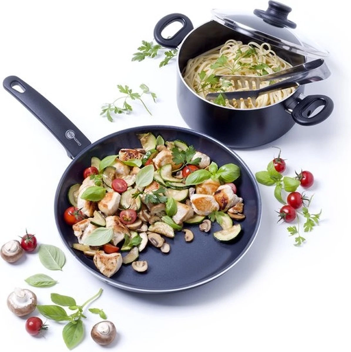 GreenPan Cambridge Koekenpan 20cm - Zwart - Inductie - PFAS-vrij 14 GreenPan Cambridge Koekenpan 20cm - Zwart - Inductie - PFAS-vrij - Afbeelding 14