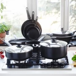 GreenPan Cambridge Koekenpannenset Ø 24cm + Ø 28cm - Zwart - Inductie - PFAS-vrij 39 GreenPan Cambridge Koekenpannenset Ø 24cm + Ø 28cm - Zwart - Inductie - PFAS-vrij -Greenpan 1200x1200 280