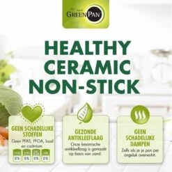 GreenPan Cambridge Keramische Koekenpan - Ø32 Cm - PFAS-vrij -Greenpan 1200x1200 461