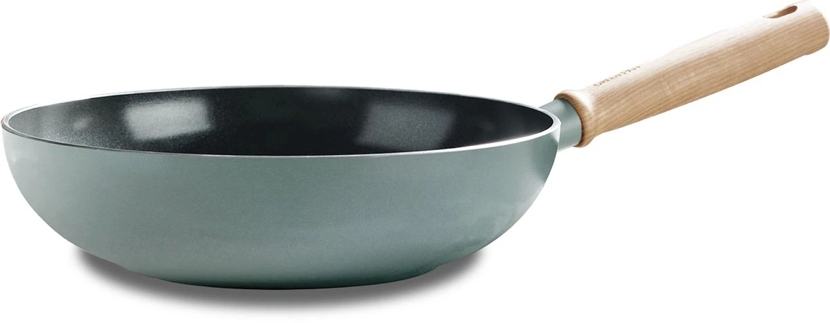 GreenPan Mayflower Wok - Ø 28 Cm - Keramisch - Inductie 19 GreenPan Mayflower Wok - Ø 28 Cm - Keramisch - Inductie - Afbeelding 19