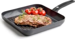 GreenPan Cambridge Grillpan 28cm - Zwart - Inductie - PFAS-vrij -Greenpan 1200x634