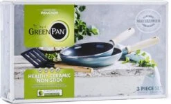 GreenPan Mayflower Koekenpannenset Ø 20cm + Ø 24cm + 1 Accessoire - Lichtblauw - Inductie - PFAS-vrij 30 GreenPan Mayflower Koekenpannenset Ø 20cm + Ø 24cm + 1 Accessoire - Lichtblauw - Inductie - PFAS-vrij -Greenpan 1200x730
