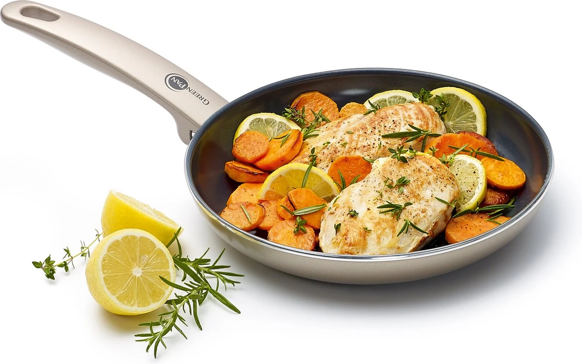 GreenPan Cambridge Koekenpan 28cm - Brons - Inductie - PFAS-vrij 16 GreenPan Cambridge Koekenpan 28cm - Brons - Inductie - PFAS-vrij - Afbeelding 16