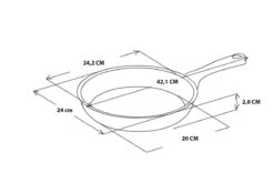 GreenPan Essentials Pannenkoekenpan 24cm - Zwart - Inductie - PFAS-vrij 14 GreenPan Essentials Pannenkoekenpan 24cm - Zwart - Inductie - PFAS-vrij -Greenpan 1200x800 4