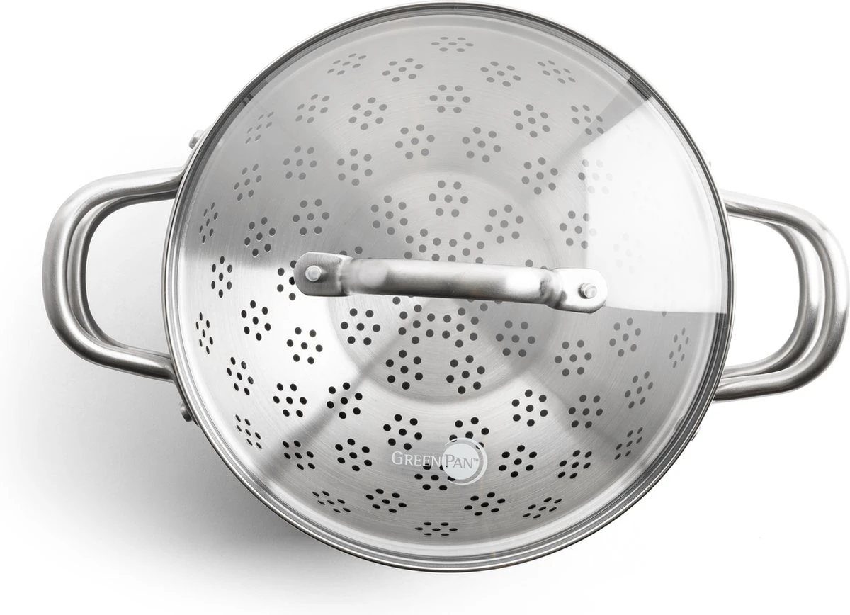 GreenPan Mayflower Pro Pannenset - 10-delig - Grijs - Inductie - PFAS-vrij 7 GreenPan Mayflower Pro Pannenset - 10-delig - Grijs - Inductie - PFAS-vrij - Afbeelding 7