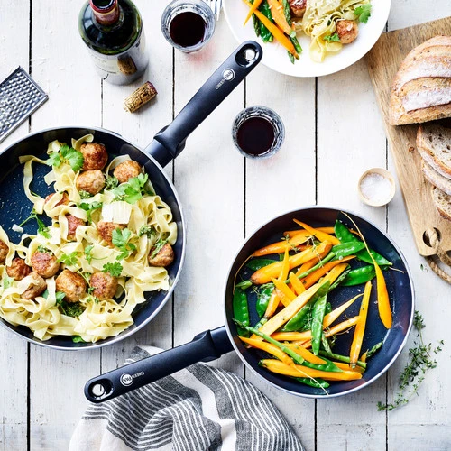 GreenPan Torino Keramische Koekenpannenset 24 + 28 Cm + Wokpan 28 Cm 6 GreenPan Torino Keramische Koekenpannenset 24 + 28 Cm + Wokpan 28 Cm - Afbeelding 6