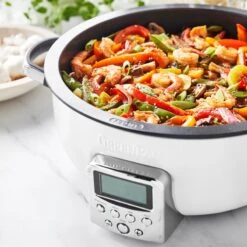 GreenPan Omnicooker - 5.7 Liter - Cream - Keramische Anti-baklaag 11 GreenPan Omnicooker - 5.7 Liter - Cream - Keramische Anti-baklaag -Greenpan CC005288 001 CC005289 001 image4 feature2 7eb6e770 67fc 471c af6a e109cb36aff8