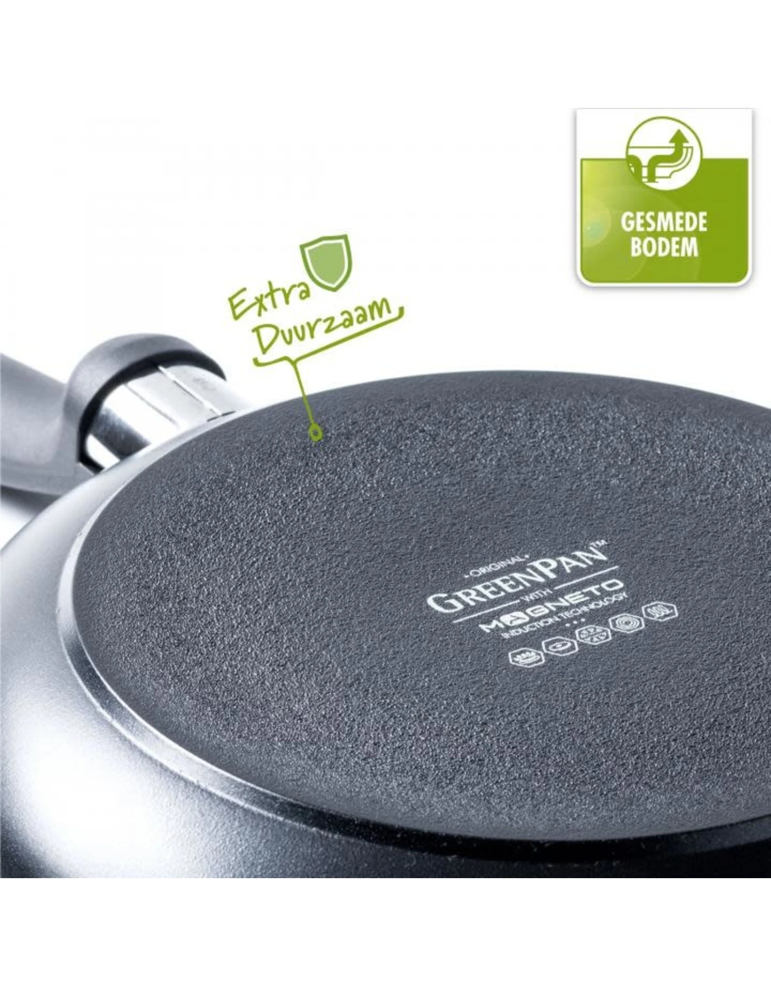 Greenpan Koekenpan 30cm Cambridge Black 2 Greenpan Koekenpan 30cm Cambridge Black - Afbeelding 2