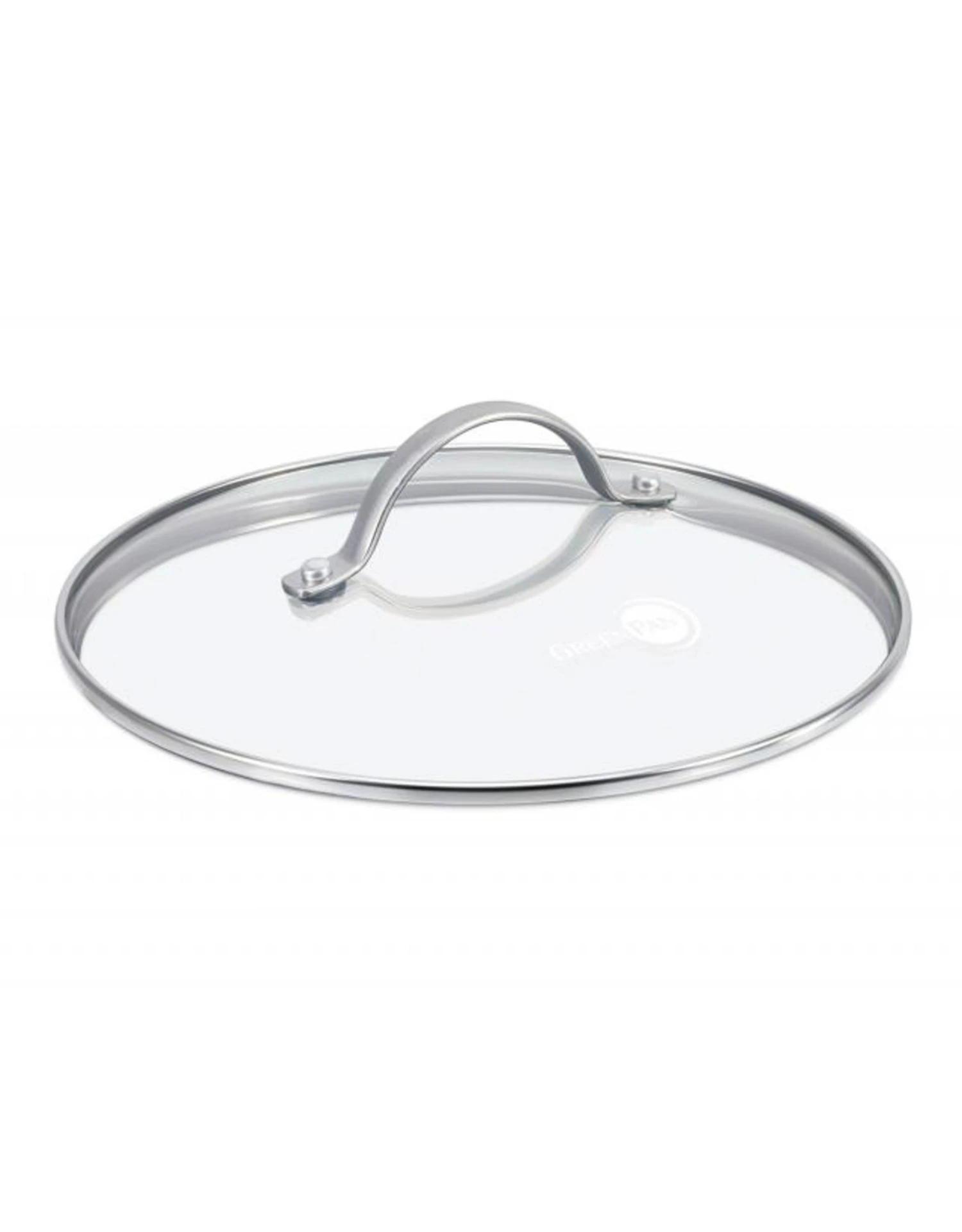Greenpan Universeel Glazen Deksel 24cm Met RVS Handgreep 1 Greenpan Universeel Glazen Deksel 24cm Met RVS Handgreep