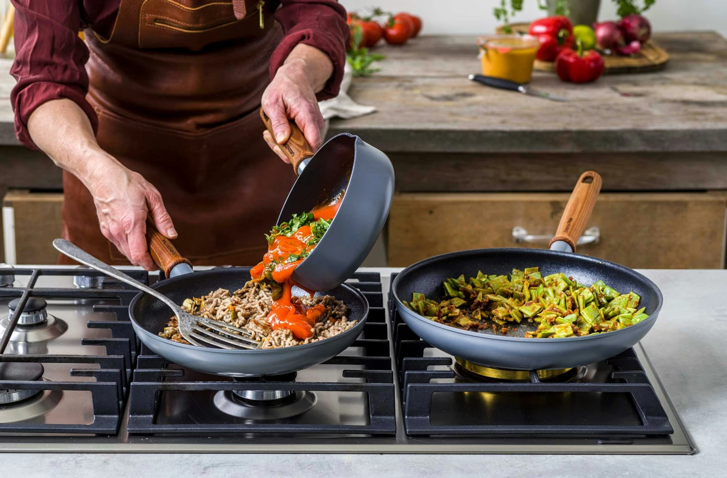 Greenpan Mayflower Koekenpan Donker Houtskool, 28 Cm 2 Greenpan Mayflower Koekenpan Donker Houtskool, 28 Cm - Afbeelding 2